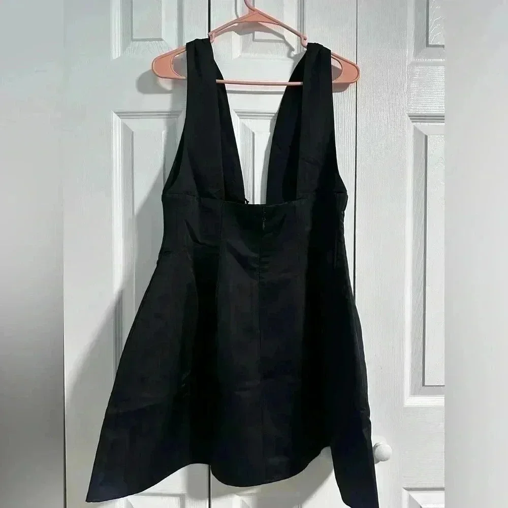 WeWoreWhat V Neck Mini Dress - Picture 8 of 11